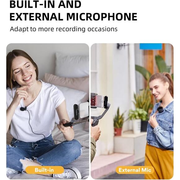 MAONO Ultra-Compact Wireless Lavalier Microphone with MFi Certified for iPhone - Picture 7 of 8